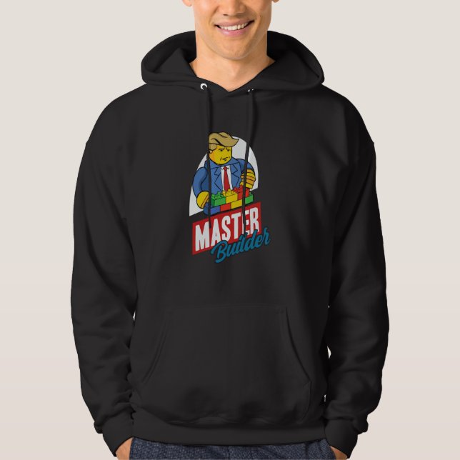 Veste À Capuche Master Builder Building Blocks Men Women Youth  6 (Devant)