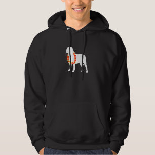 Veste À Capuche Mastiff anglais Aloha Hawaiian Lei Chien