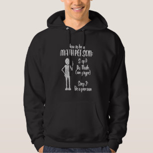 Veste À Capuche Maths Person Enseignant en mathématiques