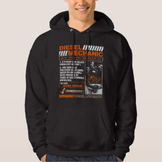 Veste À Capuche Mécanique diesel Funny Auto Camion Mécanique d'aér