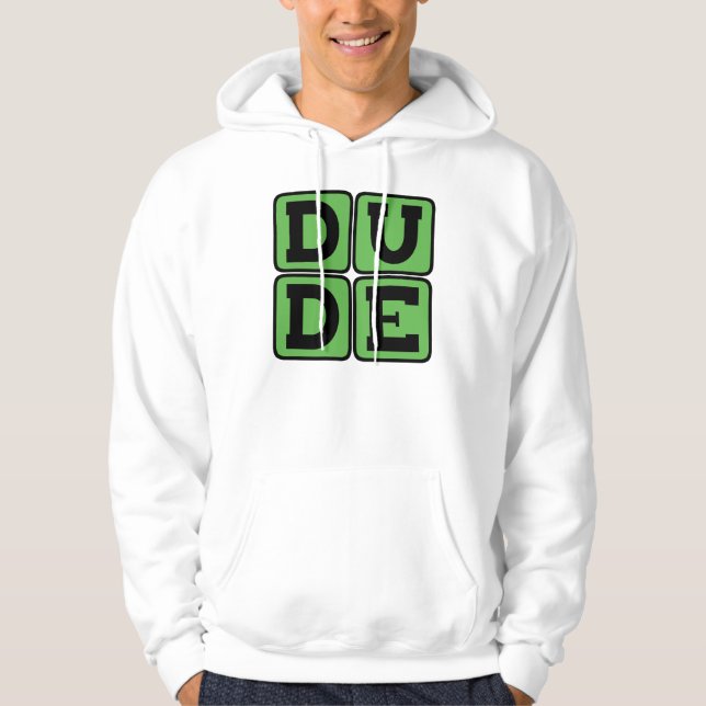 Veste À Capuche MÉCANO Slang Frère Drôle Conception À Quatre Lettr (Devant)