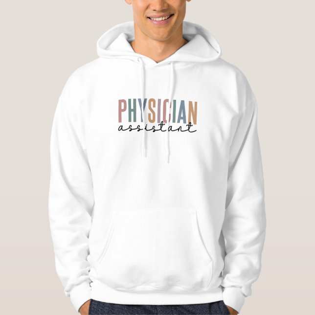 Veste À Capuche Médecin adjoint Médecin associé PA School (Devant)