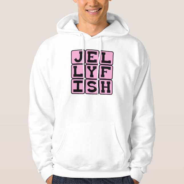 Veste À Capuche Méduse, Créature marine (Devant)