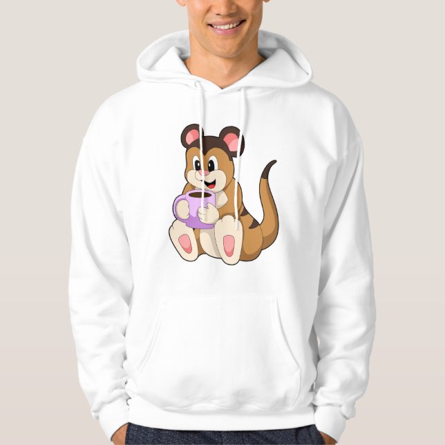 Veste À Capuche Meerkat avec la coupe du café (Devant)