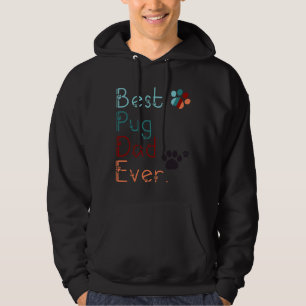 Veste À Capuche MEILLEUR CARLIN DAD JAMAIS je t'aime CARLIN cadeau