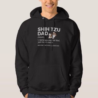 Veste À Capuche Meilleur Chih Tzu Papa Jamais Définition Drôle Chi