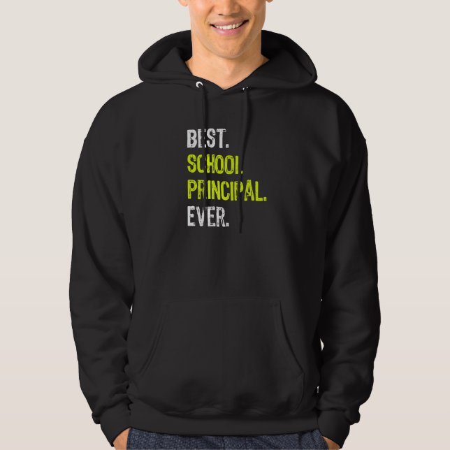 Veste À Capuche Meilleur directeur d'école (Devant)