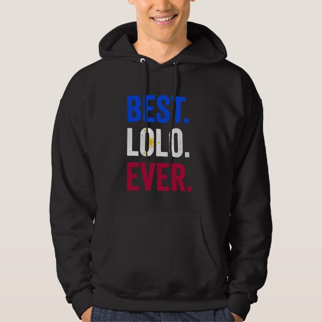 Veste À Capuche Meilleur Lolo toujours amour Lolo Fête des pères g (Devant)