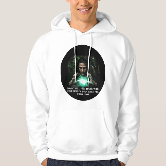 Veste À Capuche Meilleur T-Shirt Magique (Devant)