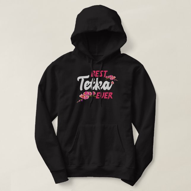 Veste À Capuche Meilleur Tetka Jamais - Cadeaux De Tante Bosniaque (Design devant)