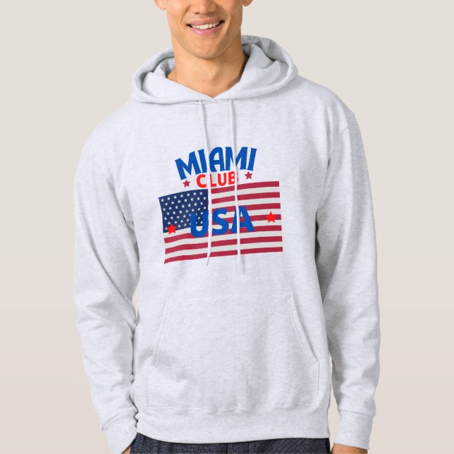 Veste À Capuche Meilleur Vendeur Original Miami Club USA True Clas (Devant)