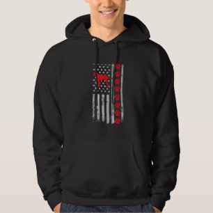 Veste À Capuche Meilleure Maman Dalmatien Pompiers Papa Drapeau Am