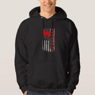 Veste À Capuche Meilleure Maman Papa Spitz Pompiers Drapeau Améric