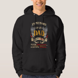 Veste À Capuche Mémoire De Mon Père Toujours Aimé Jamais Oublié Fo