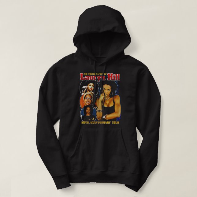 Veste À Capuche Mens Best Lauryn Great Hil Femme Rapper Cadeaux Po (Design devant)