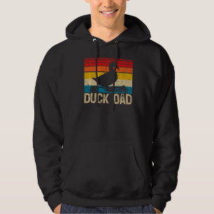 Veste À Capuche Mens Canard Canard Vintage Rétro Canard Papa Papa