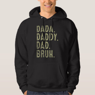 Veste À Capuche Mens Dada Papa Papa Bruh Père Et Enfants Fille Gar