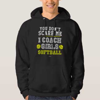 Veste À Capuche Mens Drôle entraîneur de softball Vous ne me font 
