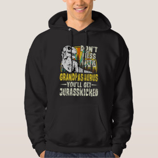 Veste À Capuche Mens Grand-pa Rex Saurus Papasaurus Dinosaures Hom