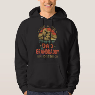 Veste À Capuche Mens Granddaddy Fête des pères J'Ai Deux Titres Pa