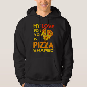 Veste À Capuche Mens Mon Amour Pour Vous Est La Pizza En Carbohydr
