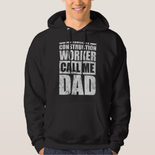 Veste À Capuche Mens Mon Travailleur De Construction Préféré M'App