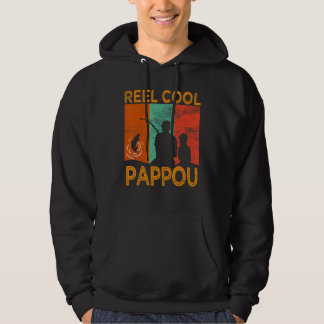 Veste À Capuche Mens Reel Cool Pappou Pêche Papa Vintage Groupe