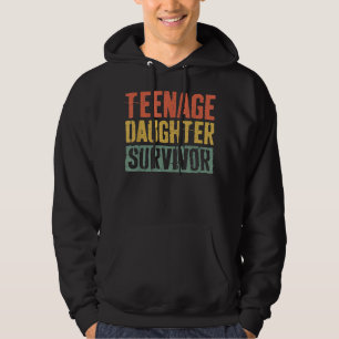 Veste À Capuche Mens Teenage Daughter Survivor Father's Day
