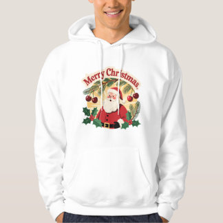 Veste À Capuche Merry Christmas Holiday Design