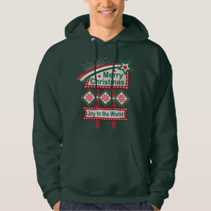 Veste À Capuche Merry Christmas Retro Marquee - Joy to the World