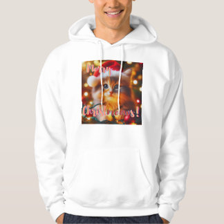 Veste À Capuche Merry Christmeows! Cat