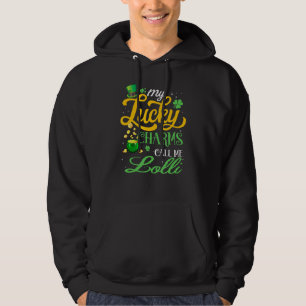 Veste À Capuche Mes Charmes Chanceux M'Appelent Lolli Happy St pat
