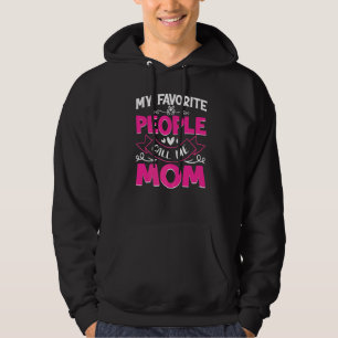 Veste À Capuche Mes gens favoris m'appellent Maman Mignonne Fête d