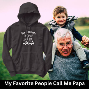 Veste À Capuche Mes personnes préférées m'appellent Papa