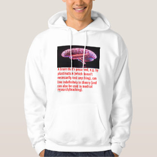Veste À Capuche Message de préservation du cerveau #3