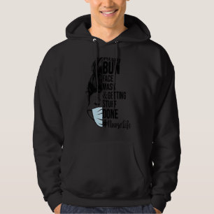 Veste À Capuche Messy Hair Woman Bun Nurse Life Healthcare Life 2