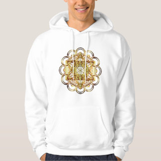Veste À Capuche Métatrons Cube Sacré Géométrie Fleur De Vie Rave