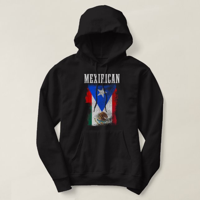 Veste À Capuche Mexique Porto Rico Mix Mexique Porto Rico Pride (Design devant)