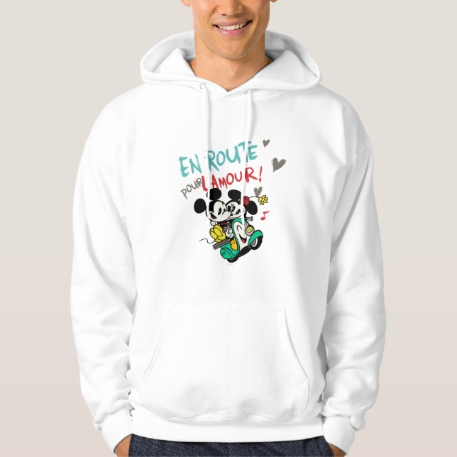 Veste À Capuche Mickey français | En Route pour L'Amour (Devant)