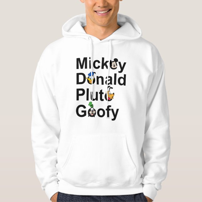 Veste À Capuche Mickey & Friends | Mickey Donald Pluto Goofy (Devant)