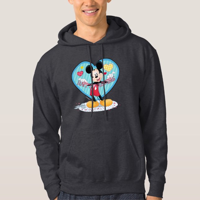 Veste À Capuche Mickey Mouse | Joyeuse Saint-Valentin (Devant)
