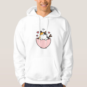 Veste À Capuche Mignon Art Vectoriel Anime Calico