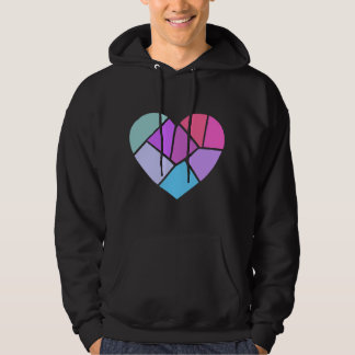 Veste À Capuche Mignon Cœur Gros Pastel