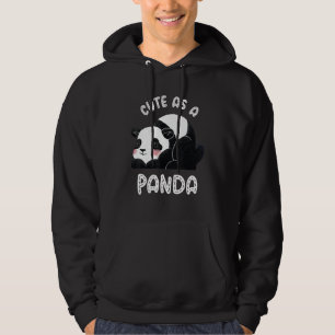 Veste À Capuche Mignon comme un panda sauvage panda bambou