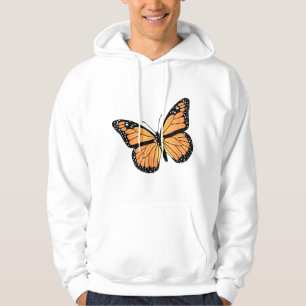 Veste À Capuche Mignonne Monarque Papillon Art Hommes Femmes Beurr