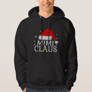 Veste À Capuche Mimi Claus Funny Christmas Matching Grand-mère