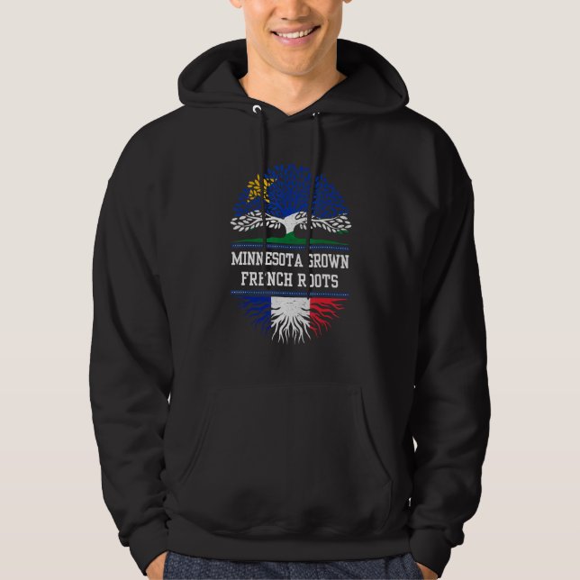 Veste À Capuche Minnesota Cultivé Avec Des Racines Françaises Fran (Devant)