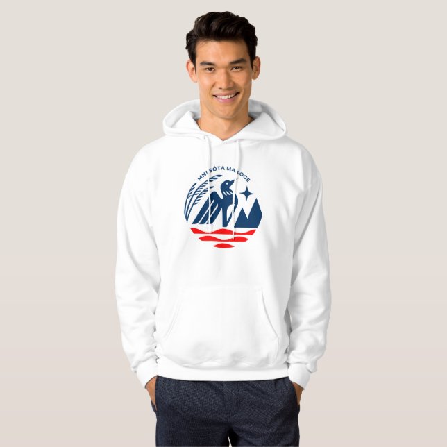 Veste À Capuche Minnesota patriotique (Devant entier)