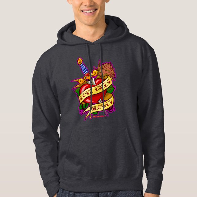 Veste À Capuche Mises à mort d'amour lentement (Devant)