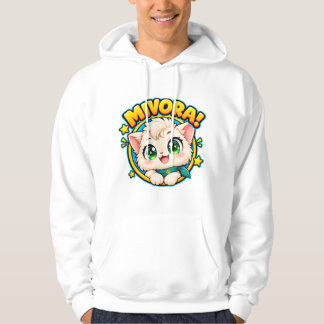 Veste À Capuche Mivora Cute Anime Chat avec Étoiles Brillantes